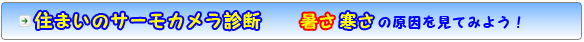 住まいのサーモカメラ診断